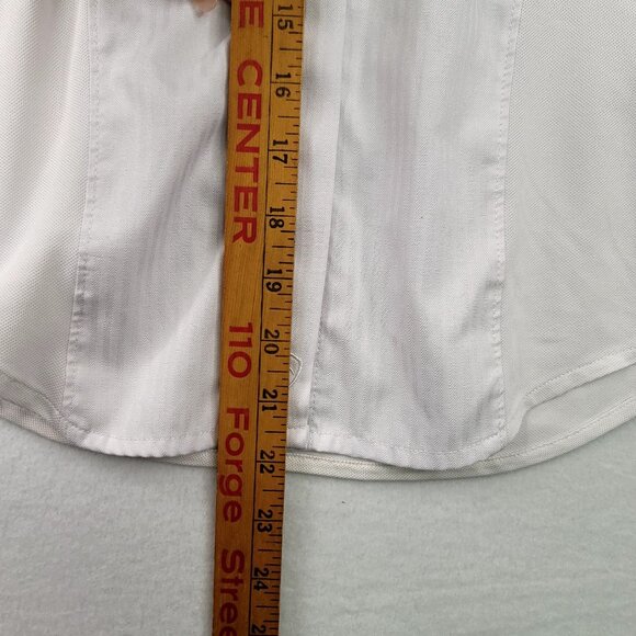 Ariat Pro Series Big Kids White Long-Sleeve Show Shirt Snap Medium (callout) - Picture 8 of 12